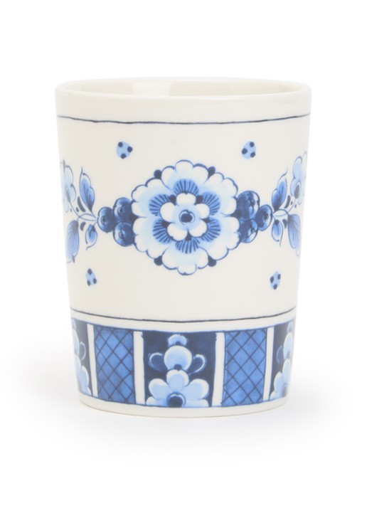 Heinen Delfts Blauw Guirlande Baroque kopje 22 cl