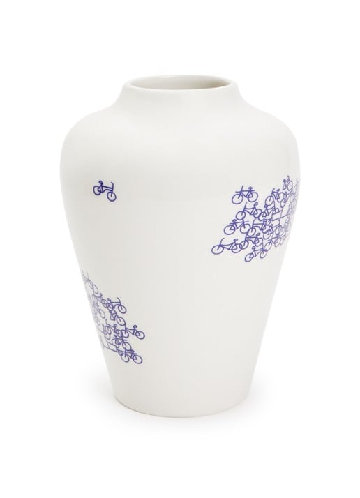 Heinen Delfts Blauw Vaas 21 cm