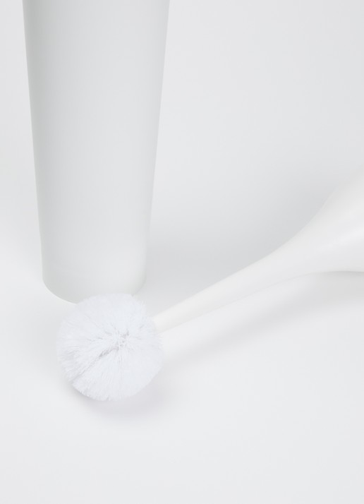 Heller Excalibur toiletborstel met houder 38 cm - voorkant 2 wit