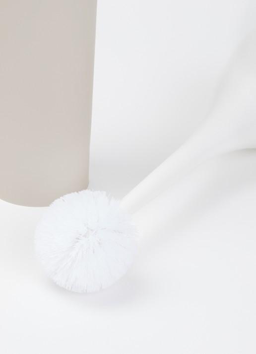 Heller Excalibur toiletborstel met houder 38 cm - voorkant 2 lichtgrijs