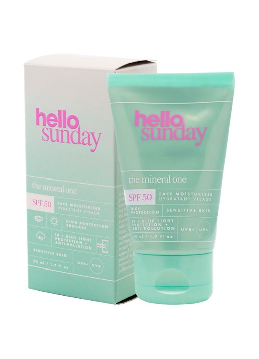 Hello Sunday The Mineral One Face Moisturiser SPF 50 - gezichtscrème - voorkant 5 undefined