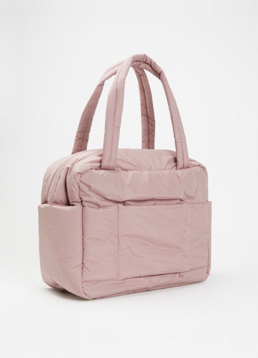 Herschel Supply Cloudform handtas met logo - achterkant roze