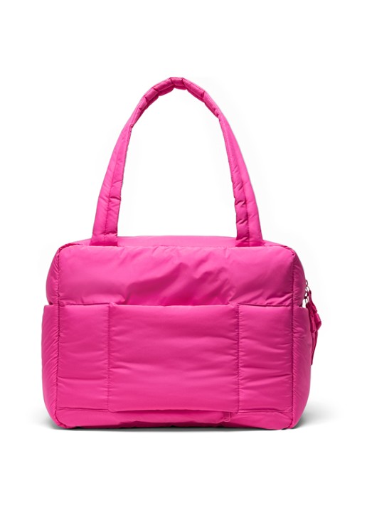 Herschel Supply Cloudform handtas met logo - detail fuchsia
