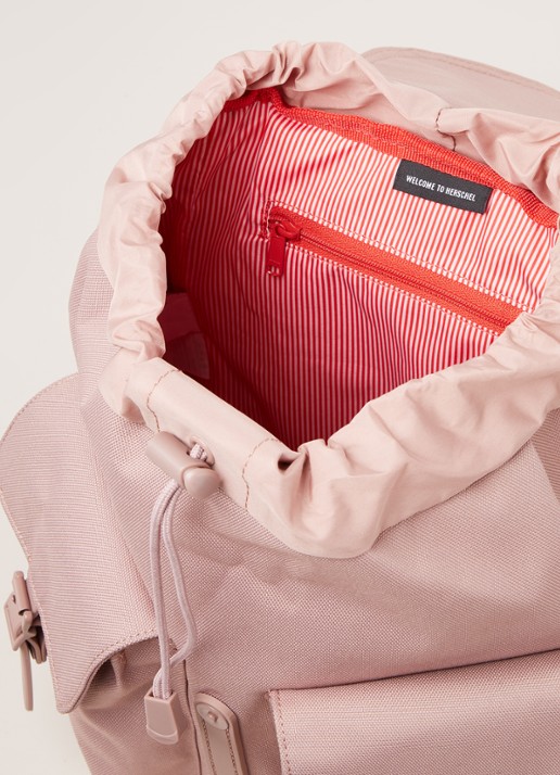 Herschel Supply Dawson S rugzak met logopatch  - detail 2 oudroze