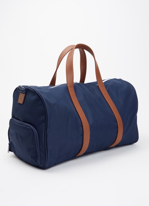 Herschel Supply Duffle Novel 43L weekendtas met afneembare schouderriem - achterkant donkerblauw