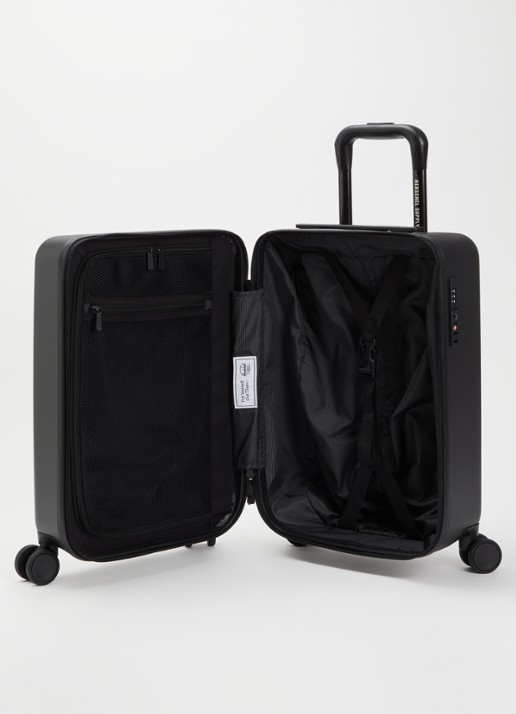 Herschel Supply Heritage Hardshell spinner 45 cm - voorkant 2 zwart