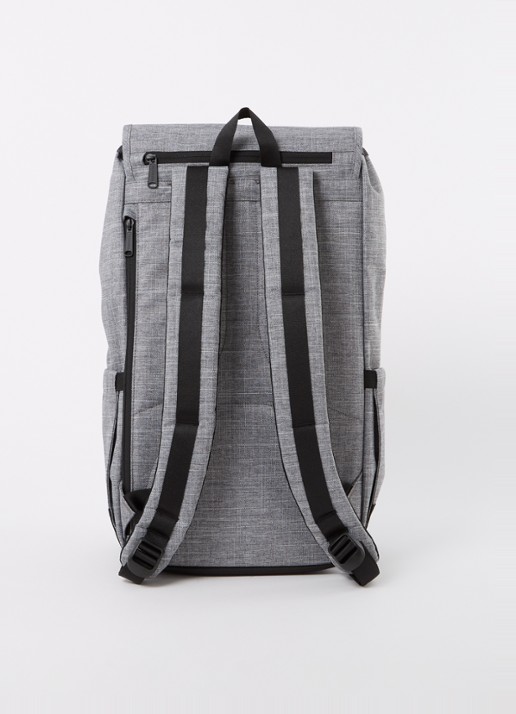 Herschel Supply Little America rugzak met 16 inch laptopvak - achterkant grijs