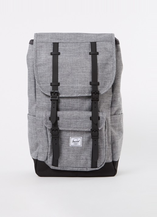 Herschel Supply Little America rugzak met 16 inch laptopvak - voorkant 2 grijs