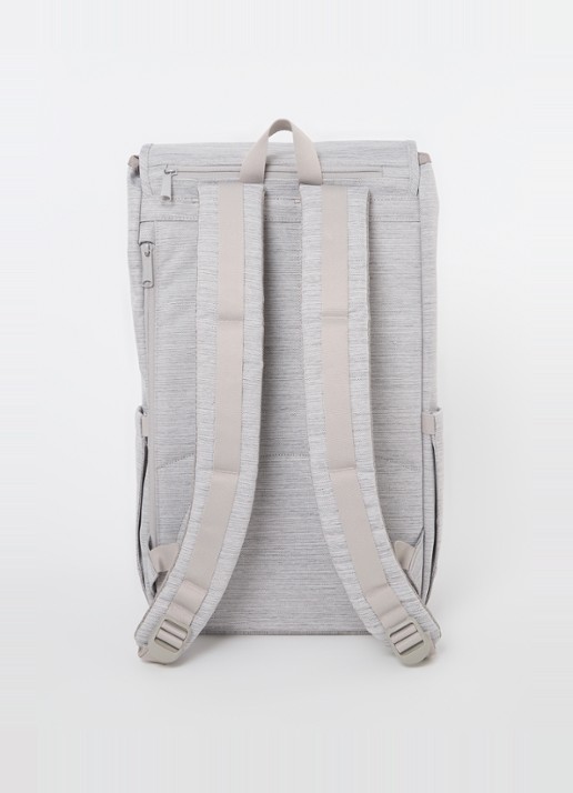 Herschel Supply Little America rugzak met 16 inch laptopvak - achterkant lichtgrijs