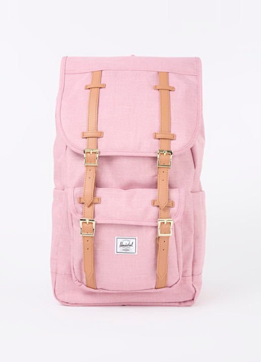 Herschel Supply Little America rugzak met 16 inch laptopvak - voorkant 2 lila