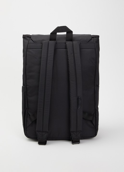 Herschel Supply Retreat small rugzak met 14 inch laptopvak - achterkant zwart