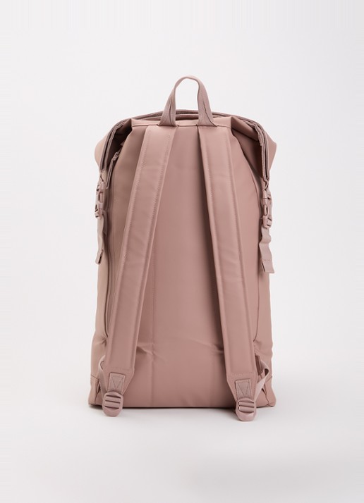 Herschel Supply Roll Top rugzak met 16 inch laptopvak en waterafstotende coating - achterkant 2 oudroze