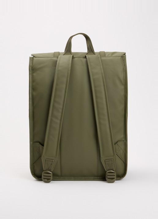Herschel Supply Survey rugzak met 16 inch laptopvak en waterafstotende coating - achterkant 3 legergroen