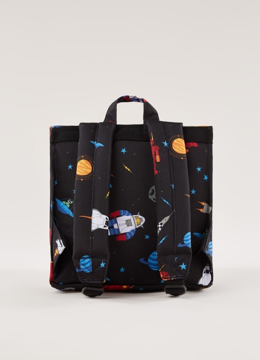 Herschel Supply Survey rugzak met print - detail 3 zwart