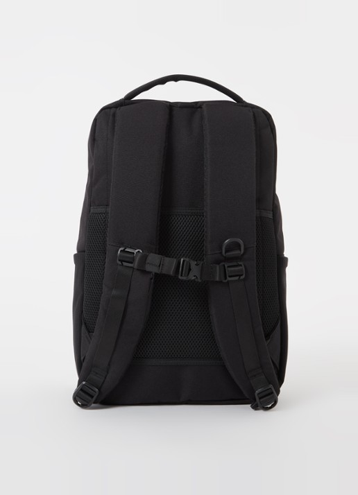 Herschel Supply Tech Division Kaslo rugzak met 15 inch laptopvak - achterkant zwart