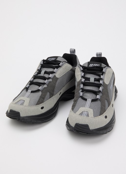 Hi-Tec Adv Racer sneaker met suède details - detail donkergrijs