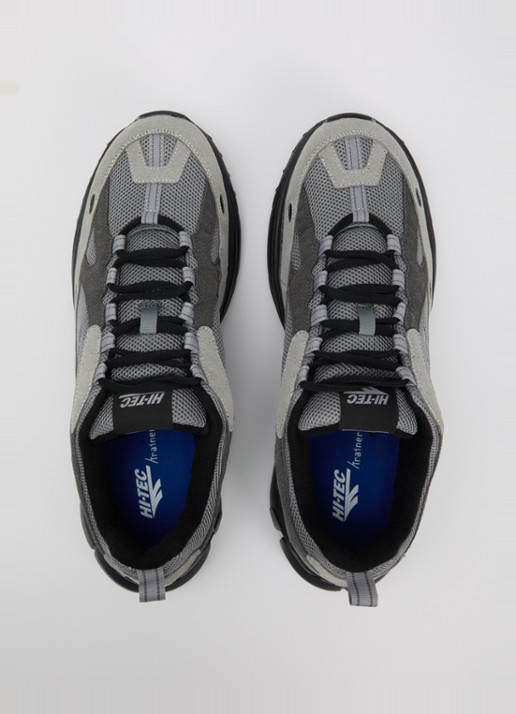 Hi-Tec Adv Racer sneaker met suède details - detail 2 donkergrijs