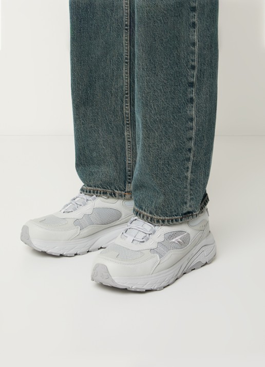 Hi-Tec Eastend sneaker met mesh details - voorkant 6 zilver