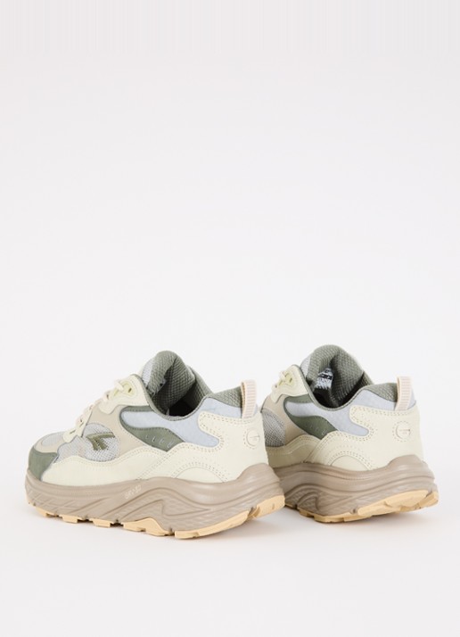 Hi-Tec Eastend WP GRV-30 sneaker met mesh details - achterkant 6 olijfgroen