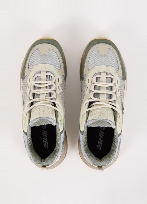 Hi-Tec Eastend WP GRV-30 sneaker met mesh details - detail 4 olijfgroen