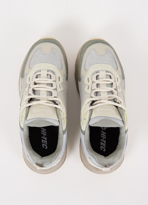 Hi-Tec Eastend WP GRV-30 sneaker met suède details - detail 5 olijfgroen