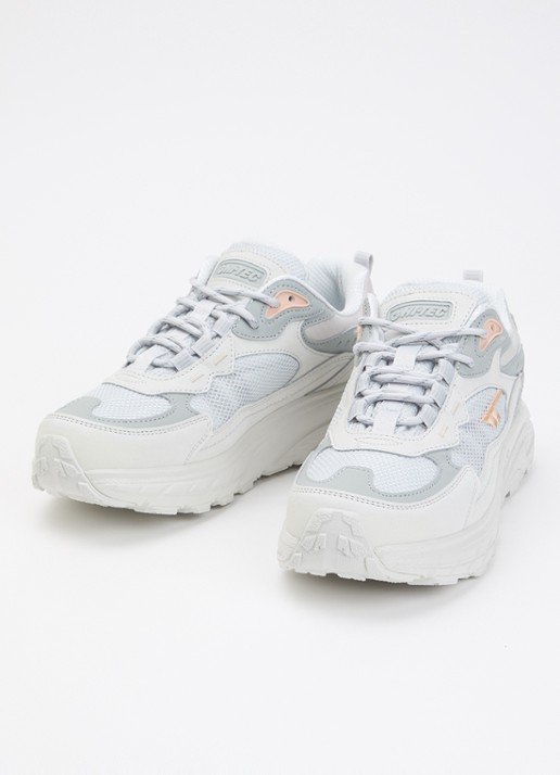 Hi-Tec Eastend WP GRV-30 sneaker met suède details - detail 3 lichtgrijs
