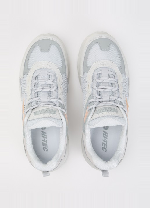 Hi-Tec Eastend WP GRV-30 sneaker met suède details - detail 4 lichtgrijs