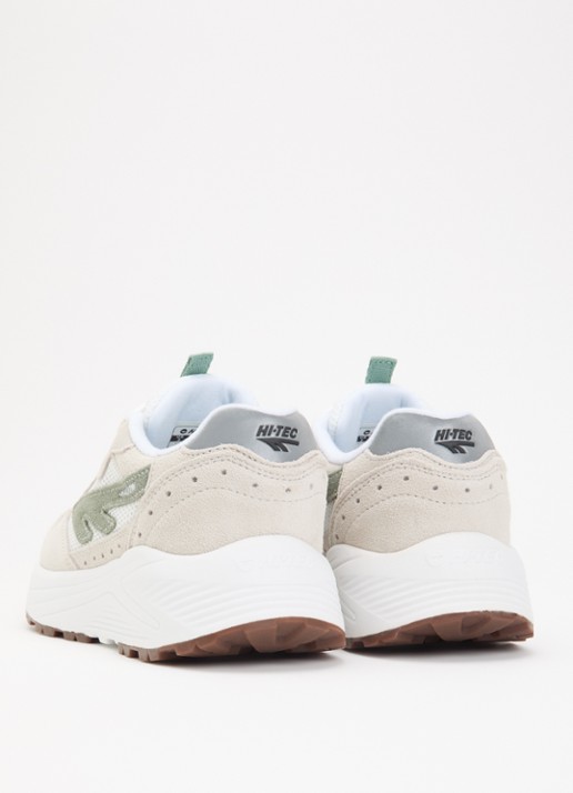 Hi-Tec HTS Kids Shadow Lace sneaker van suède met mesh details - achterkant 4 paars