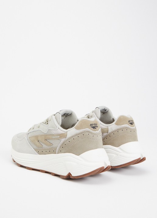 Hi-Tec HTS Shadow RGS sneaker met details van suède - achterkant 3 lichtgrijs