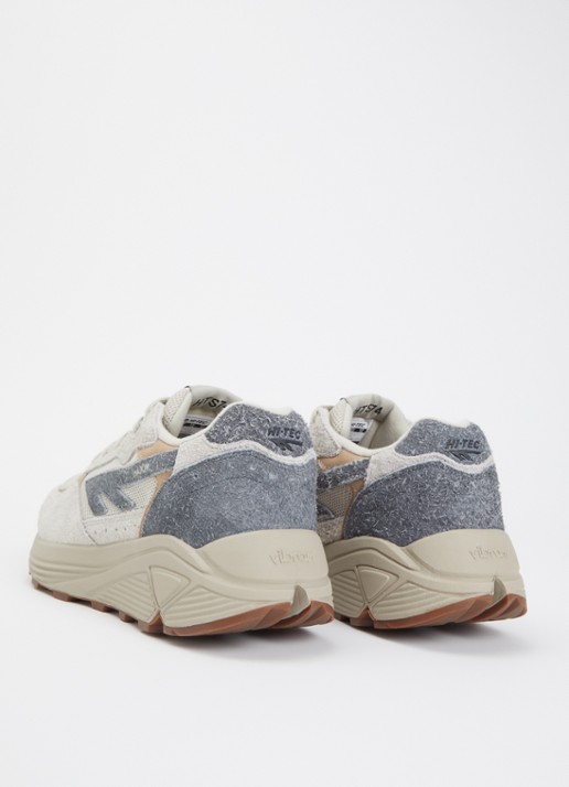 Hi-Tec HTS Shadow RGS sneaker met details van suède - achterkant beige
