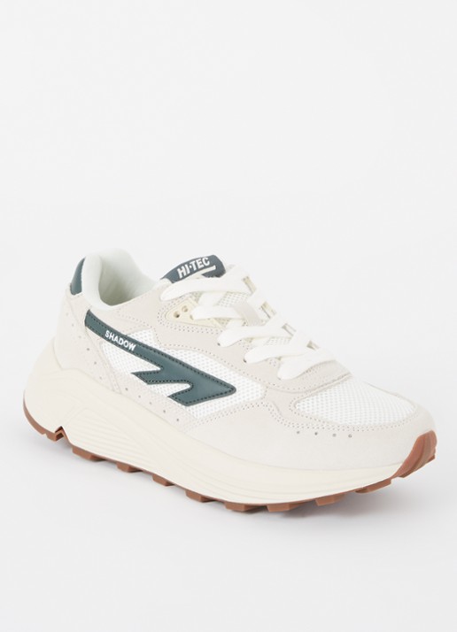 Hi-Tec HTS Shadow RGS sneaker met suède details - voorkant 4 groen