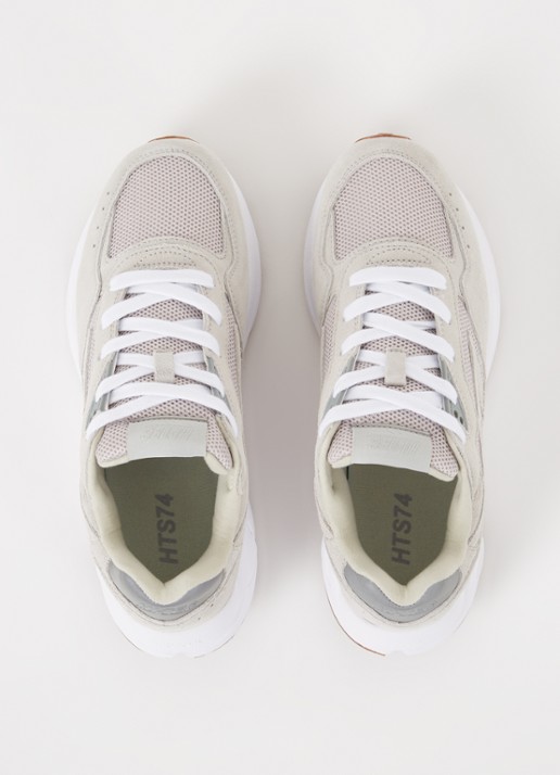 Hi-Tec HTS Shadow RGS sneaker met suède details - detail 4 lichtgrijs