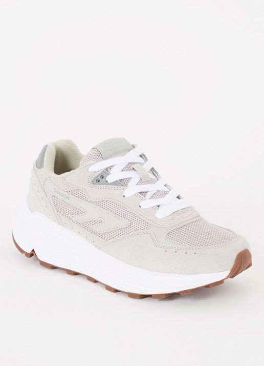 Hi-Tec HTS Shadow RGS sneaker met suède details - voorkant lichtgrijs