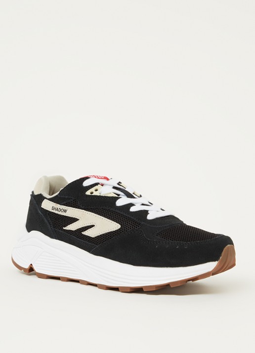 Hi-Tec HTS Shadow RGS sneaker met suède details - voorkant zwart