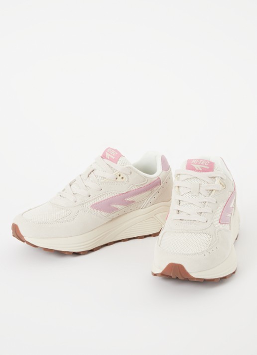 Hi-Tec HTS Shadow RGS sneaker met suède details - detail lichtroze