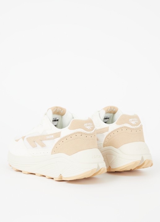 Hi-Tec HTS Shadow RGS sneaker met suède details - achterkant 6 creme