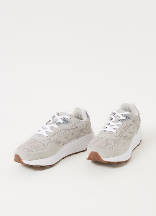 Hi-Tec HTS shadow RGS sneaker met suède details - detail lichtgrijs