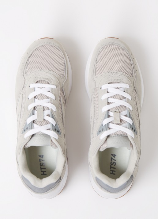 Hi-Tec HTS shadow RGS sneaker met suède details - detail 3 lichtgrijs