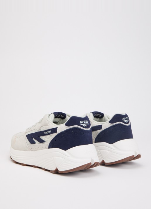 Hi-Tec HTS shadow RGS sneaker met suède details - achterkant 4 donkerblauw