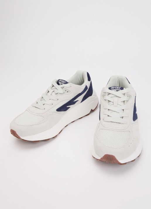 Hi-Tec HTS shadow RGS sneaker met suède details - detail donkerblauw