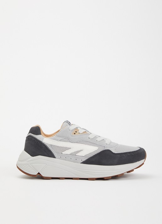 Hi-Tec HTS shadow RGS sneaker met suède details - voorkant grijs