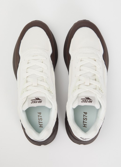 Hi-Tec HTS shadow RGS sneaker van mesh met details van suède  - detail 4 bruin