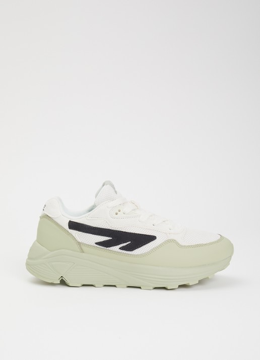 Hi-Tec HTS shadow RGS sneaker van mesh met details van suède  - voorkant beige