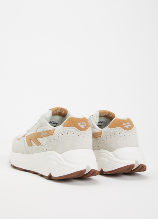 Hi-Tec HTS Shadow RGS sneaker van mesh met suède details - achterkant 4 creme