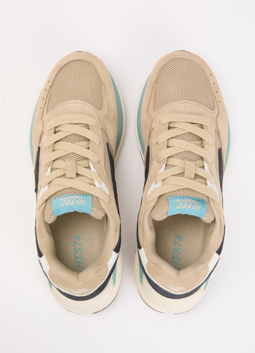 Hi-Tec HTS Shadow RGS sneaker van suède met details van mesh - detail 3 donkerbeige