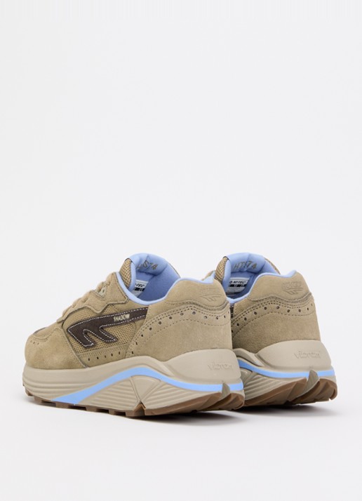 Hi-Tec HTS Shadow RGS sneaker van suède met details van mesh - achterkant 5 zand