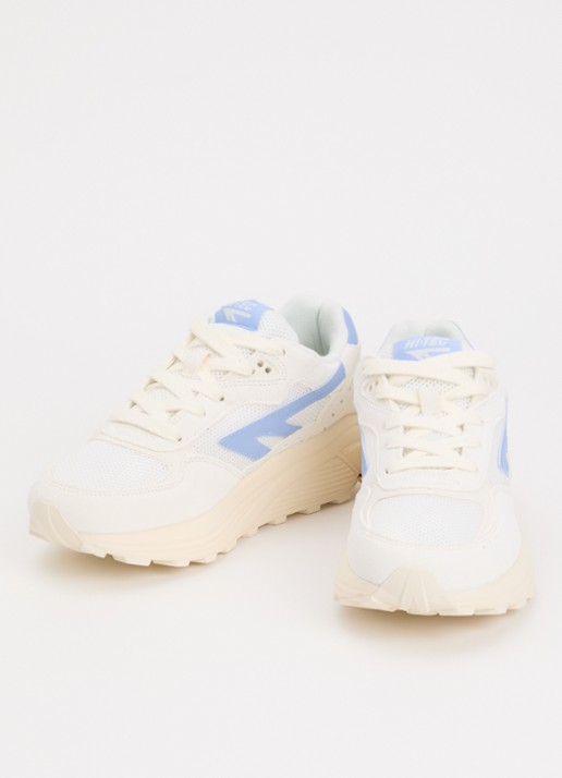 Hi-Tec HTS Shadow RGS sneaker van suède met details van mesh - detail 2 lichtblauw