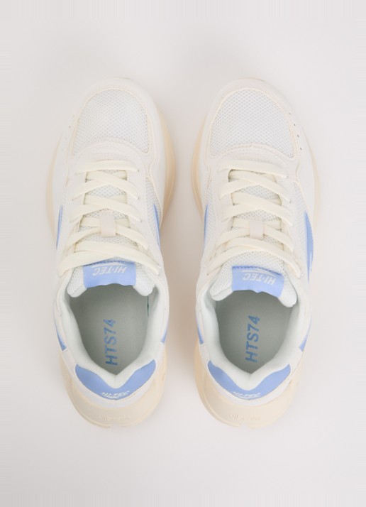 Hi-Tec HTS Shadow RGS sneaker van suède met details van mesh - detail 3 lichtblauw