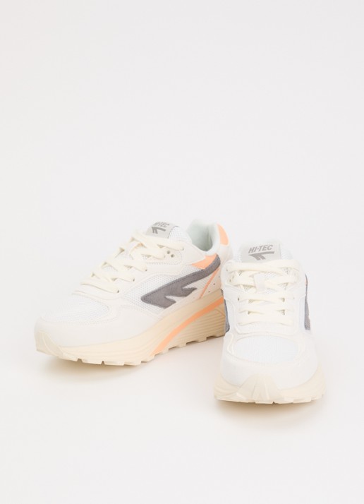 Hi-Tec HTS Shadow RGS sneaker van suède met details van mesh - detail 2 abrikoos