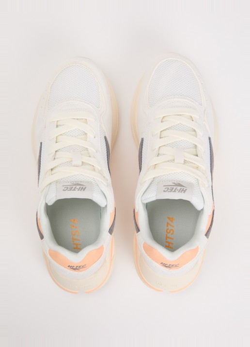 Hi-Tec HTS Shadow RGS sneaker van suède met details van mesh - detail 3 abrikoos